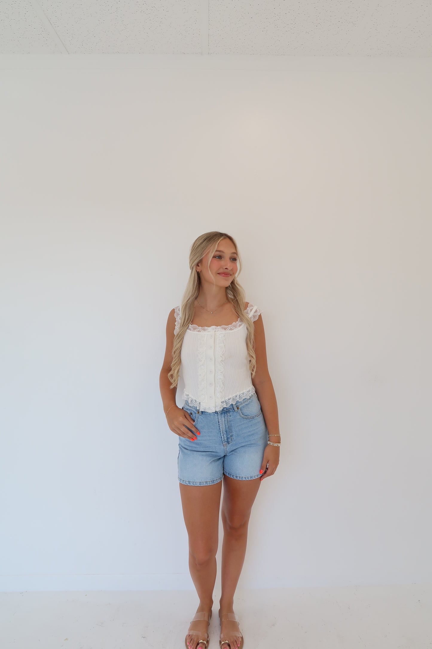 The Seaside Denim Shorts