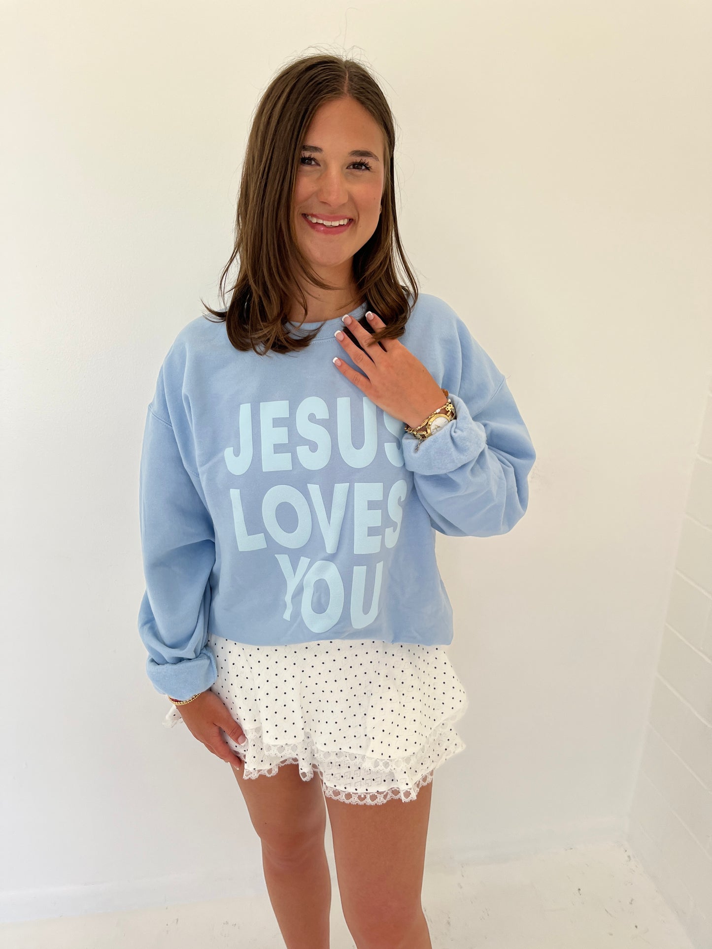 Light Blue JLY! Sweatshirt