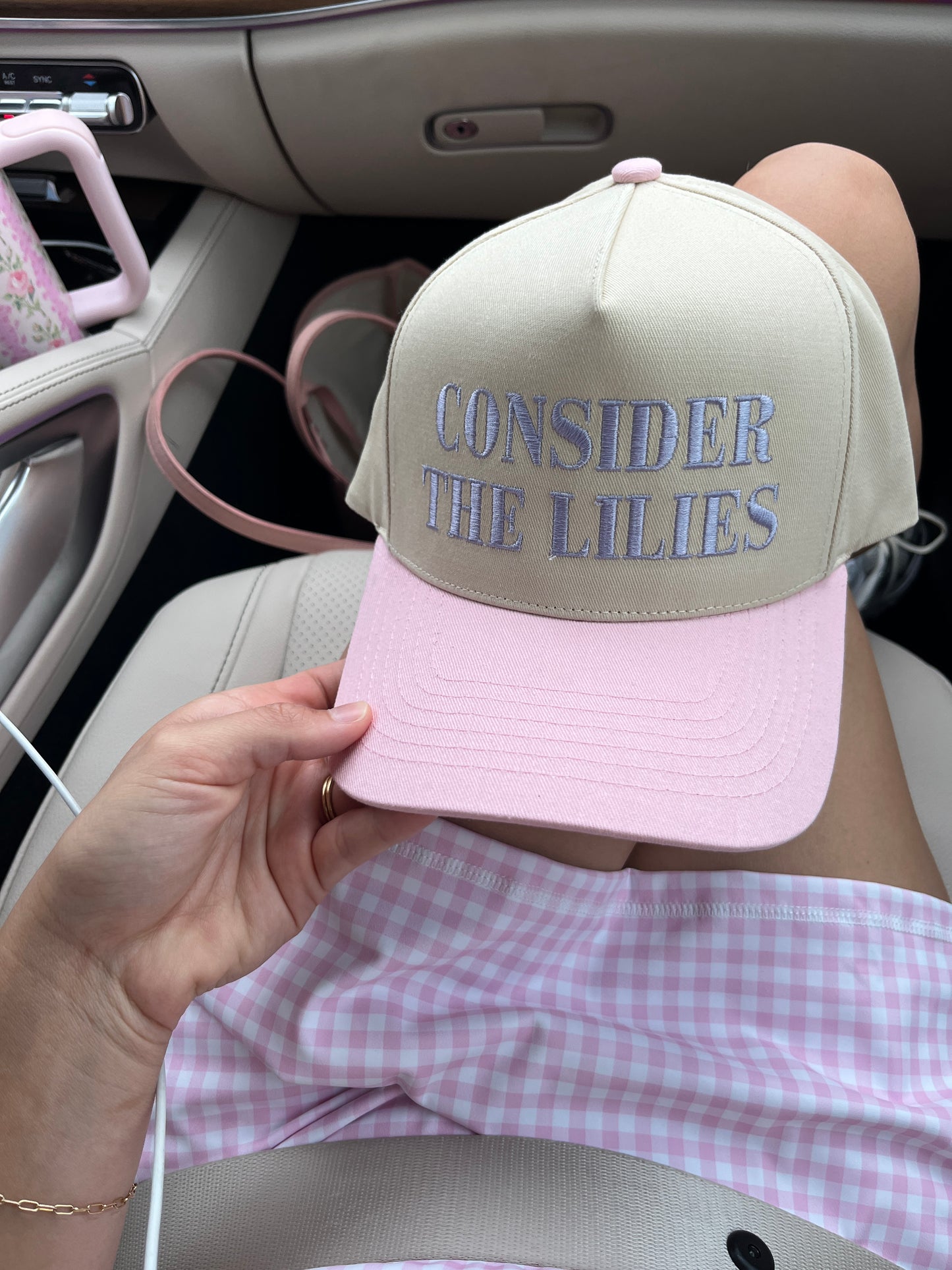 Consider the Lilies Hat