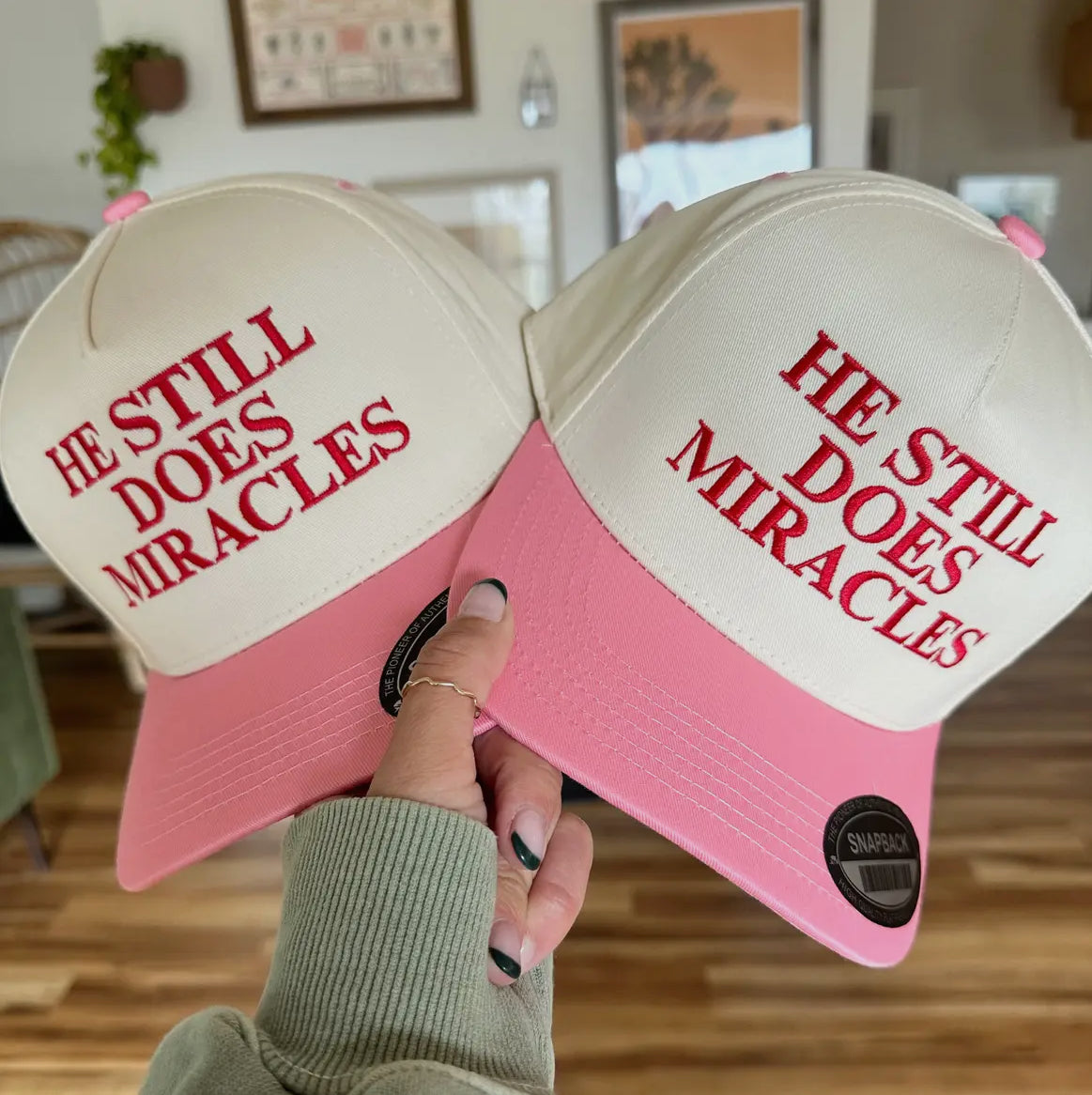 He Still Does Miracles stitched hat