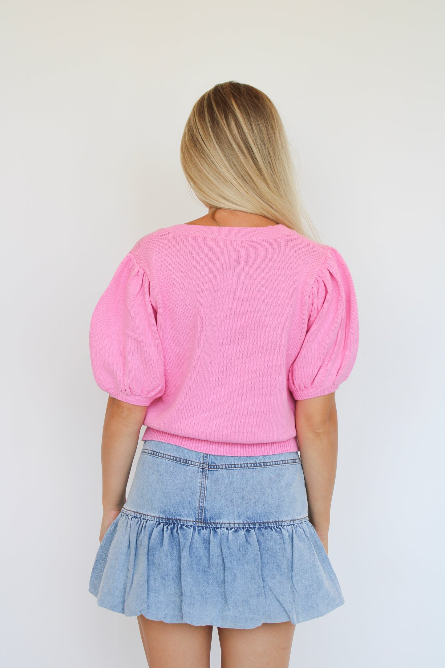 Pink Kiss Bow Top