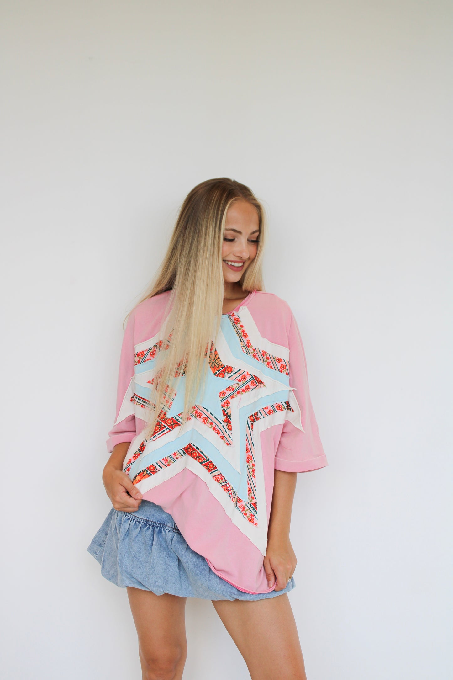 Pink Starburst Top