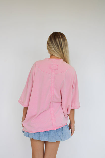 Pink Starburst Top