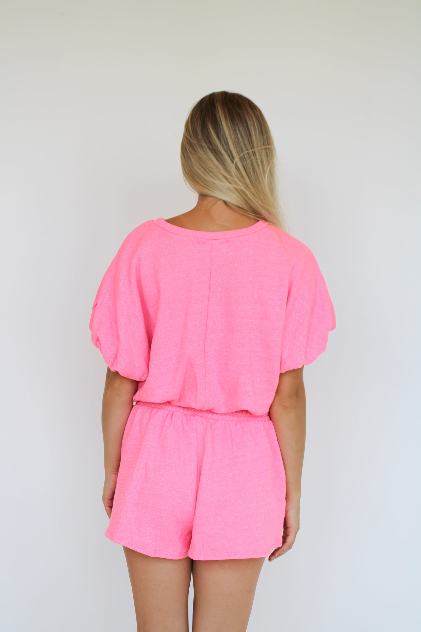 Bubblegum Pink Shorts Set