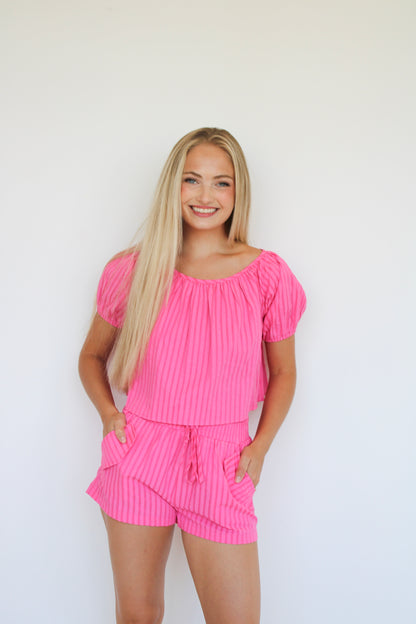 Pinkalicious Striped Set