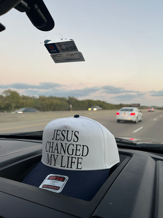 Jesus Changed My Life Hat